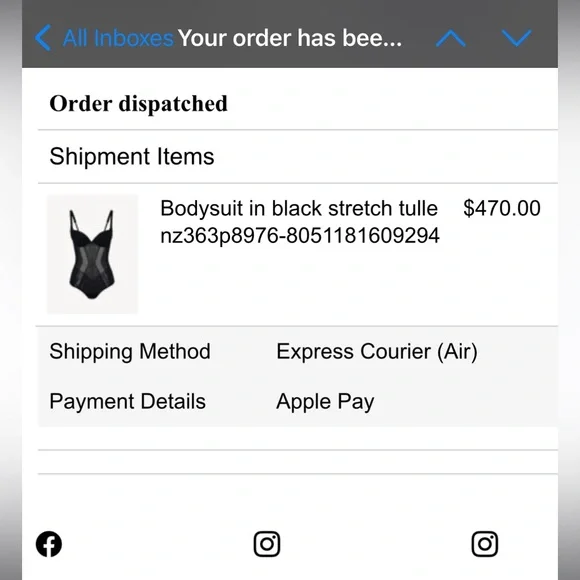 NWT La Perla Bodysuit - Picture 3 of 3